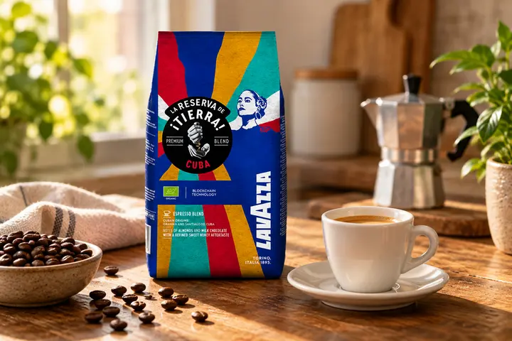 Cafea boabe din Cuba cu note de ciocolată și migdale de la Lavazza