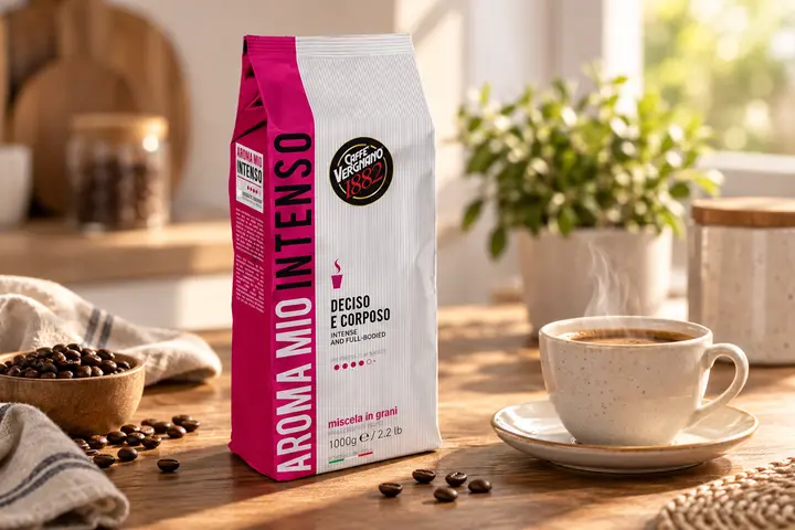 Cum alegi cafeaua boabe pentru espresso cu Vergnano Aroma Mio Intenso