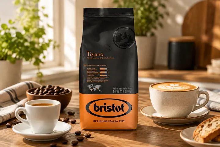 Cum alegi cafeaua pentru espresso și băuturi cu lapte cu Bristot Tiziano
